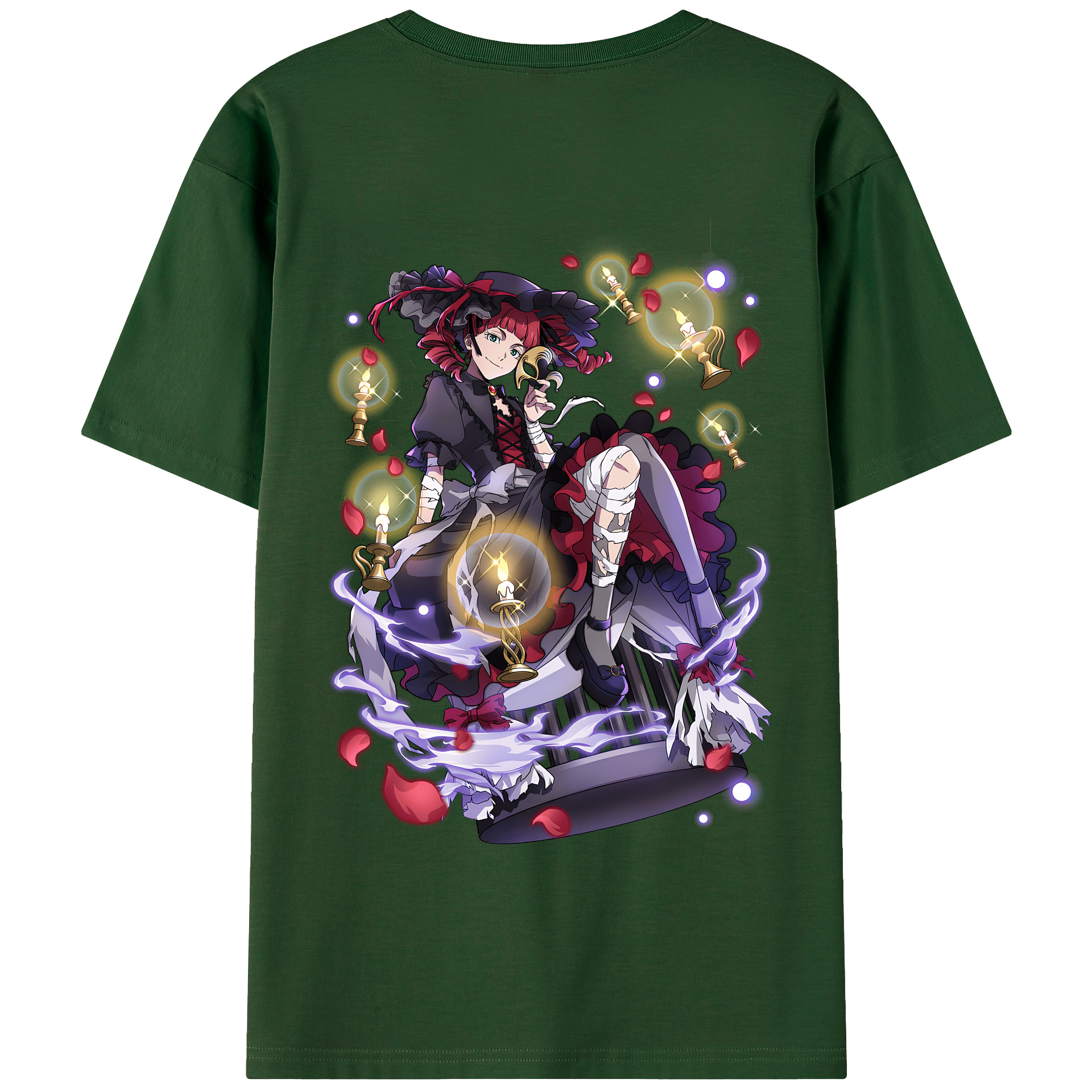 （画像用） 文豪ストレイドッグス Bungo Stray Dogs 綿100％半袖Tシャツ（背面プリント）